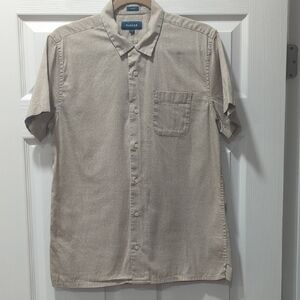 Men's Tan Shirt Slim Fit Size Medium Brand: Taylrd